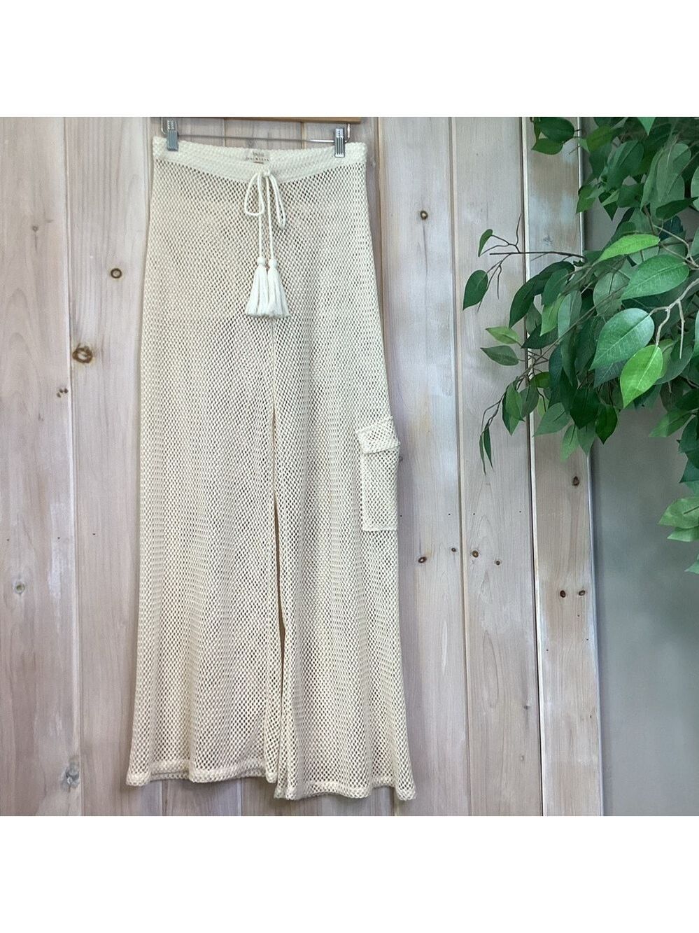 Palmacea Mesh Cargo  Swim Cover up Pants - Picture 2 of 5